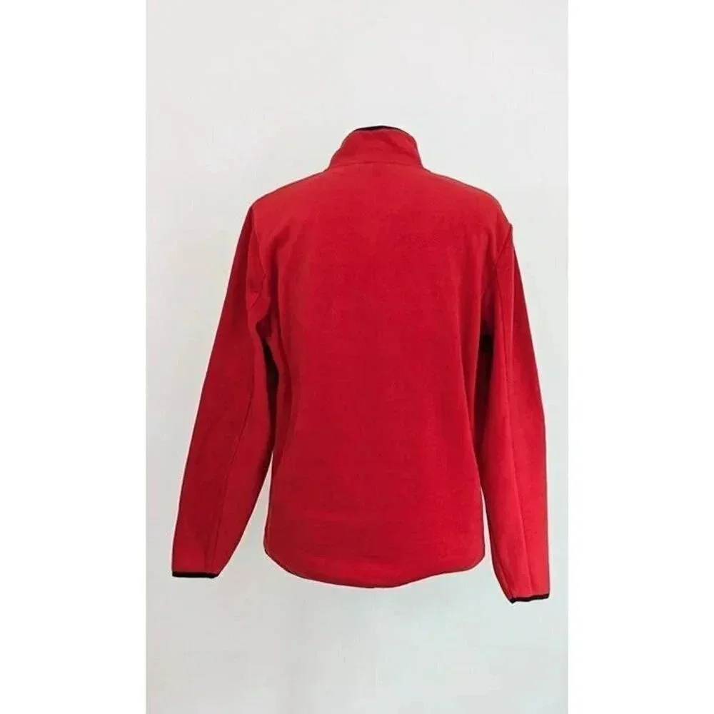 NWT Never Lose HEDGE Men's Zipper Front Fleece Jacket Red Size M (MSRP $79)